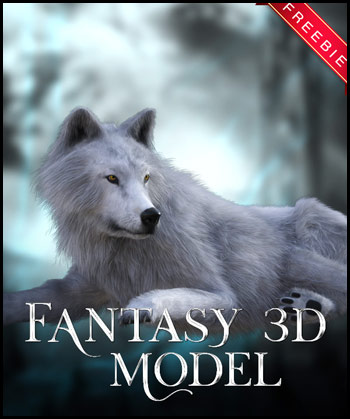 (image for) 3D Wolf Freebie