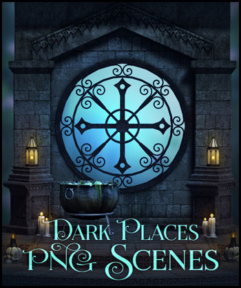 (image for) Dark Places PNG Scenes