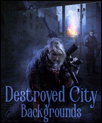 (image for) Destroyed City Backgrounds - Click Image to Close