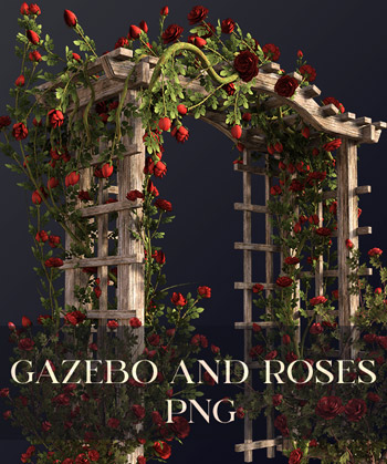 (image for) Gazebo With Roses