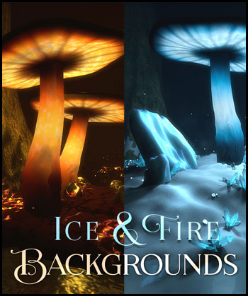 (image for) Ice & Fire Backgrounds