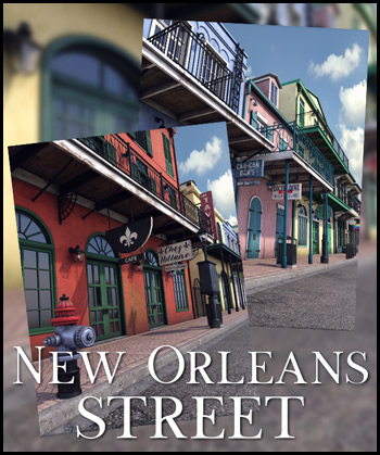 (image for) New Orleans Street Backgrounds