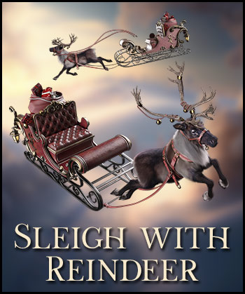 (image for) Sleigh and Reindeer