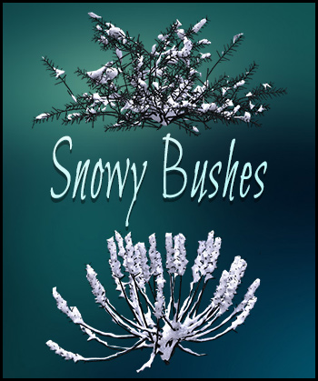 (image for) Snowy Bushes