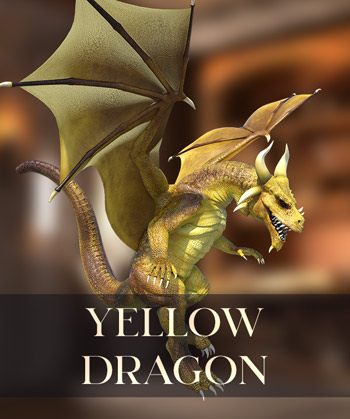 (image for) Yellow Dragon PNG