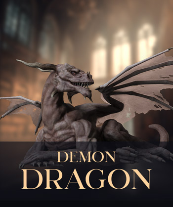 (image for) Demon Dragon PNG - Click Image to Close