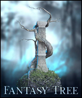 (image for) Fantasy Tree PNG - Click Image to Close