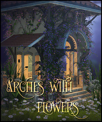 (image for) Arches With Flowers - Click Image to Close