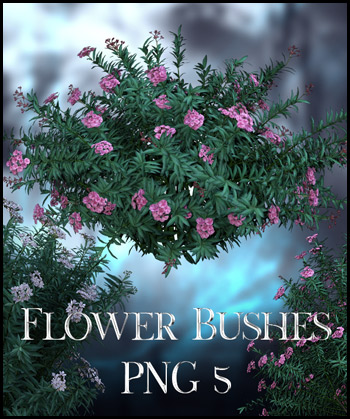(image for) Flower Bushes 5 PNG - Click Image to Close