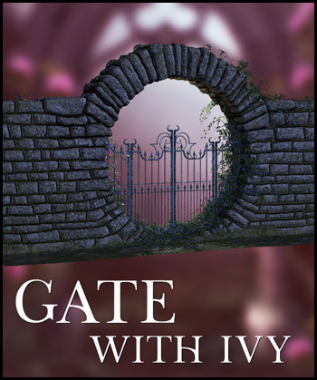 (image for) Gates With Ivy - Click Image to Close