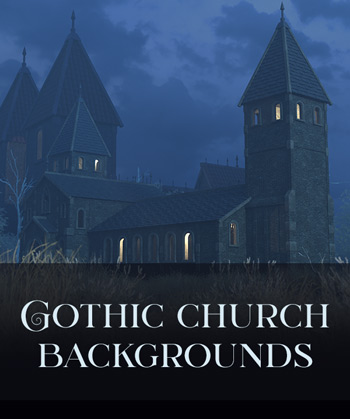 (image for) Gothic Church Backgrounds
