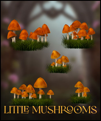 (image for) Little Mushrooms - Click Image to Close