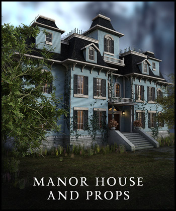 (image for) Manor House And Props - Click Image to Close
