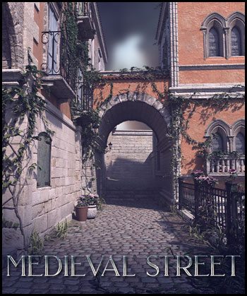 (image for) Medieval Street PNG - Click Image to Close