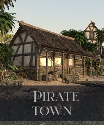 (image for) Pirate Town Backgrounds - Click Image to Close