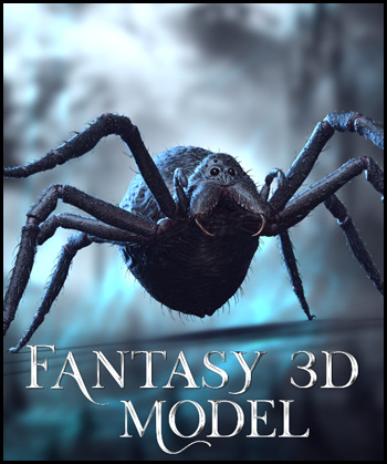 (image for) Spider 3D PNG - Click Image to Close