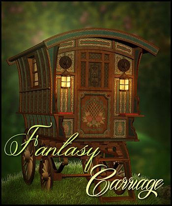 (image for) Fantasy Carriage PNG - Click Image to Close