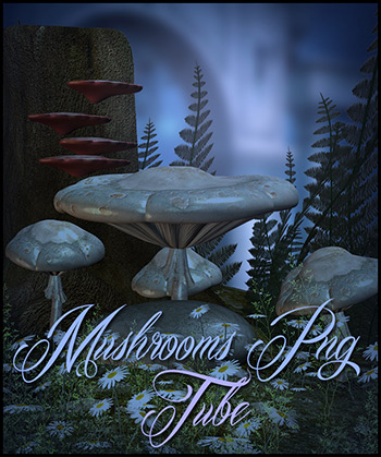 (image for) Mushrooms PNG tubes - Click Image to Close