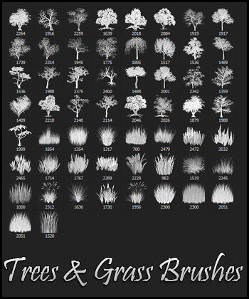 (image for) Trees and Grass Brushes